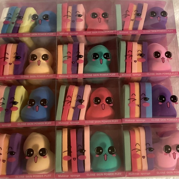 12 PACKS! Colorful Makeup Sponge Sets - Picture 1 of 2